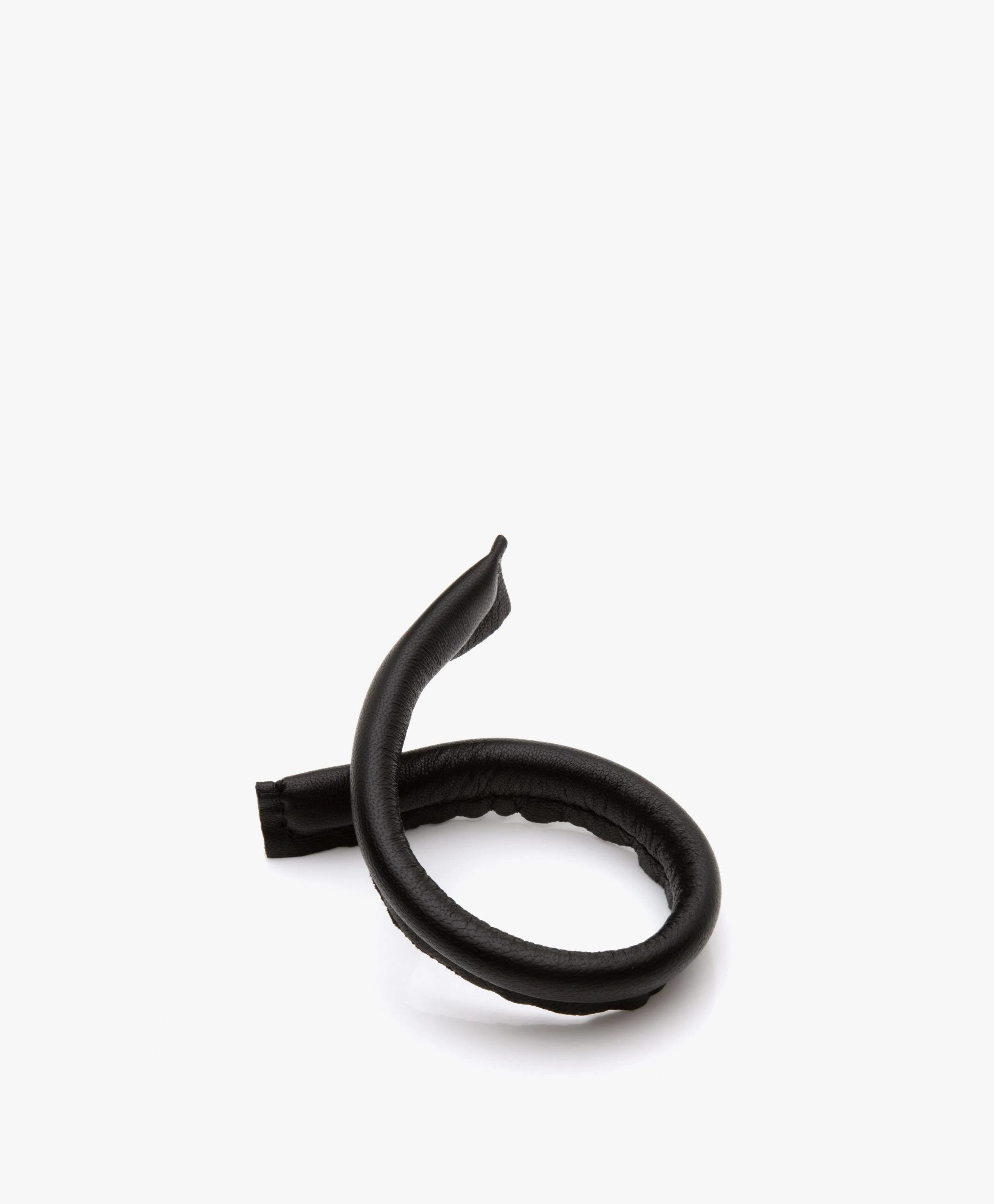 Slingher Leren Haarclip Large - Zwart 3 Slingher Leren Haarclip Large - Zwart