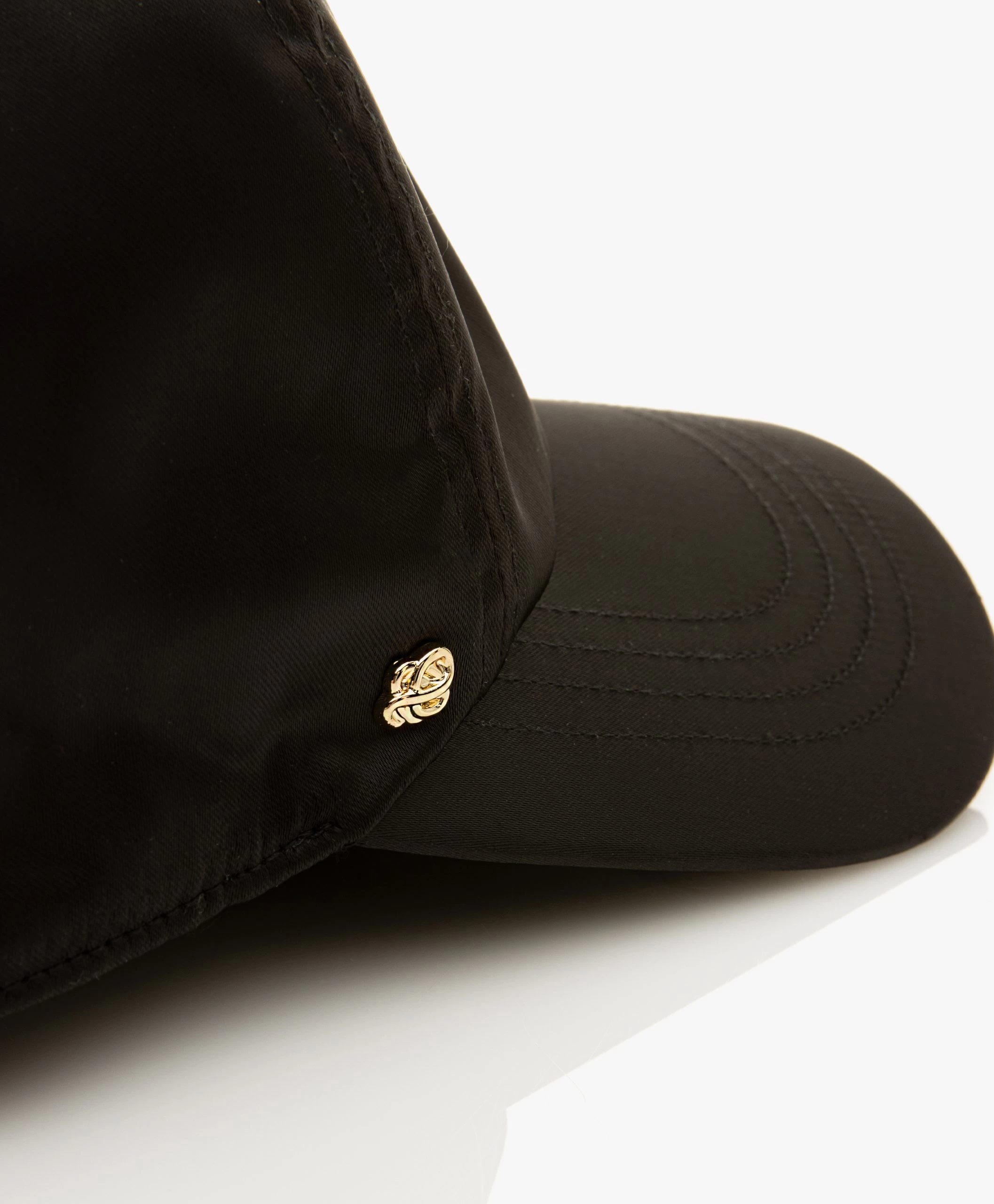 By Malene Birger Aubriel Satijnen Pet - Zwart 6 By Malene Birger Aubriel Satijnen Pet - Zwart - Afbeelding 4