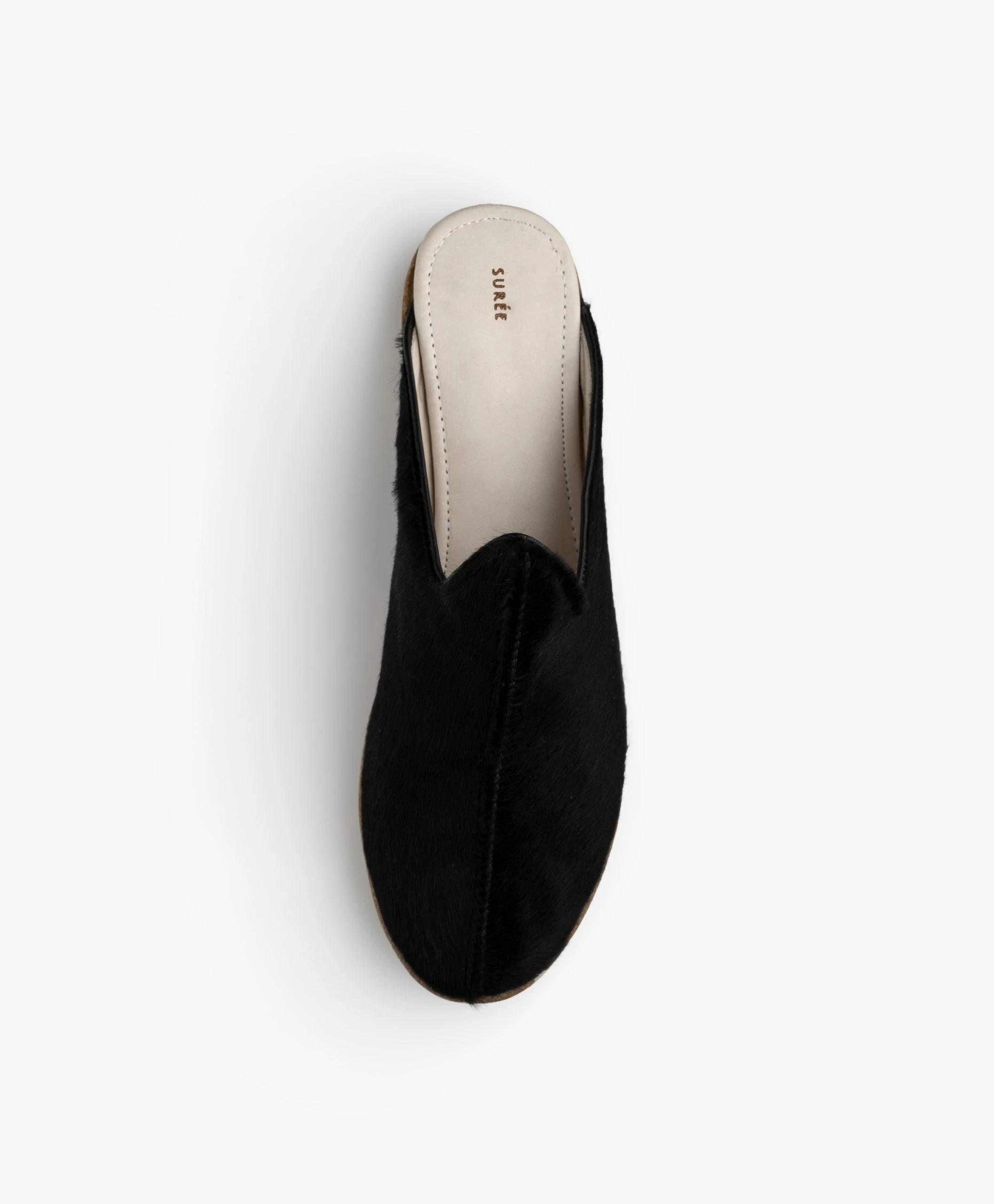 Surée Hairy Leren Mules - Zwart 10 Surée Hairy Leren Mules - Zwart - Afbeelding 8