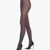 Wolford Jacquard Stippen Panty - Zwart