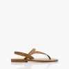 K. Jacques St. Tropez Vahinepiko Leren Sandalen Met Studs - Naturel