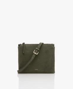 Closed Nelia Suède Cross-Body Tas - Reef
