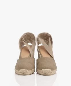 Castañer Carina 10Cm Canvas Sleehak Espadrilles - Tostado -Boetiek Modewinkel 0933bcab add2 42bf ae2d 1a54525188ff 09