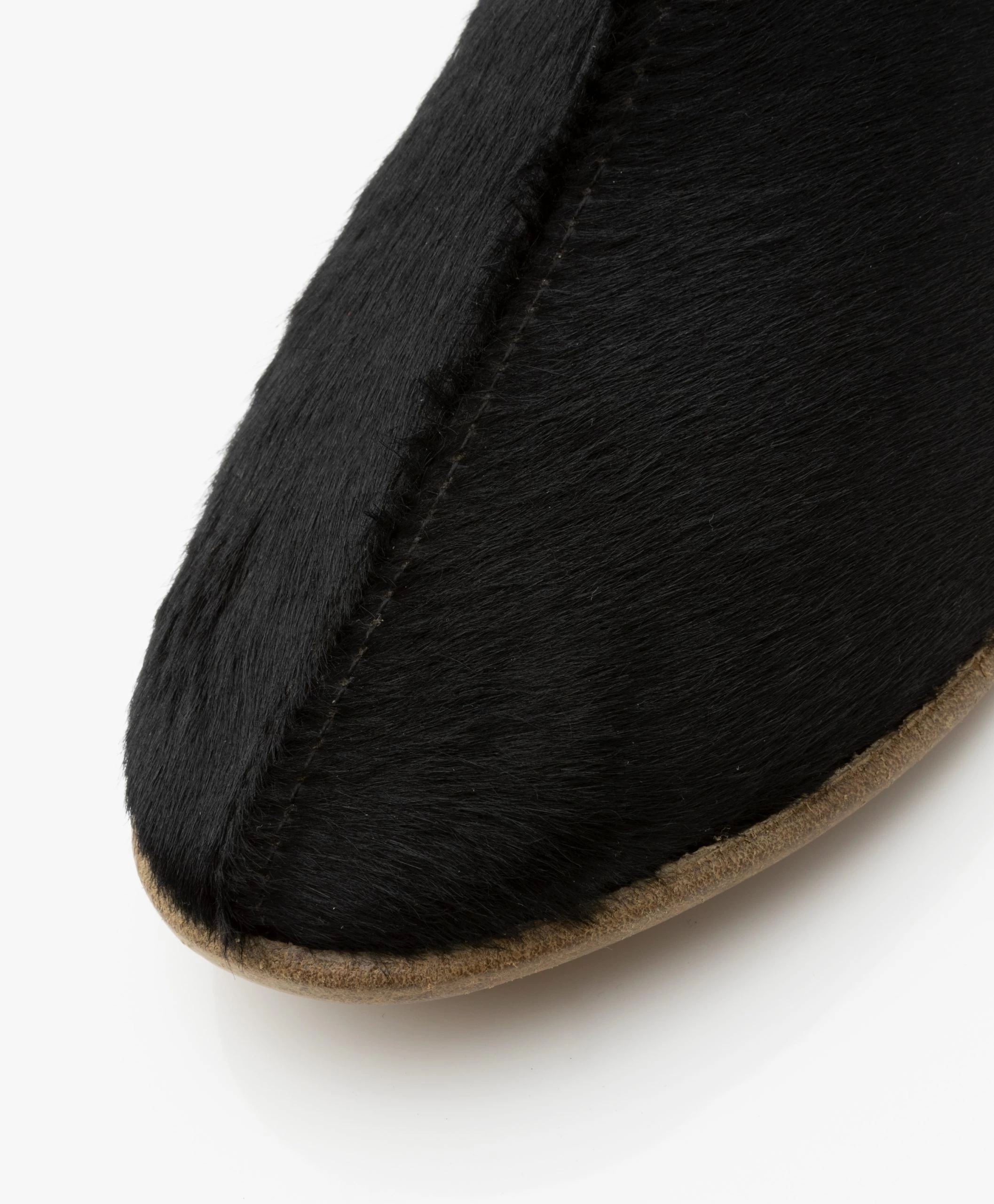 Surée Hairy Leren Mules - Zwart 5 Surée Hairy Leren Mules - Zwart - Afbeelding 3
