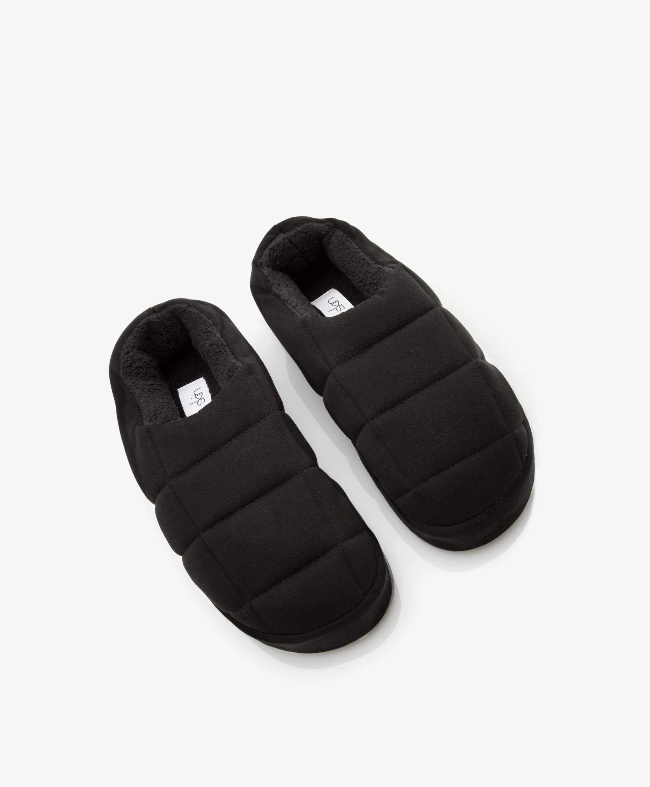 Skin Gewatteerde Clog Pantoffels - Zwart 6 Skin Gewatteerde Clog Pantoffels - Zwart - Afbeelding 4