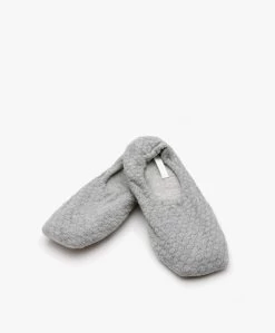Skin Katoenmix Ballerina Sloffen - Grijs Mêlee