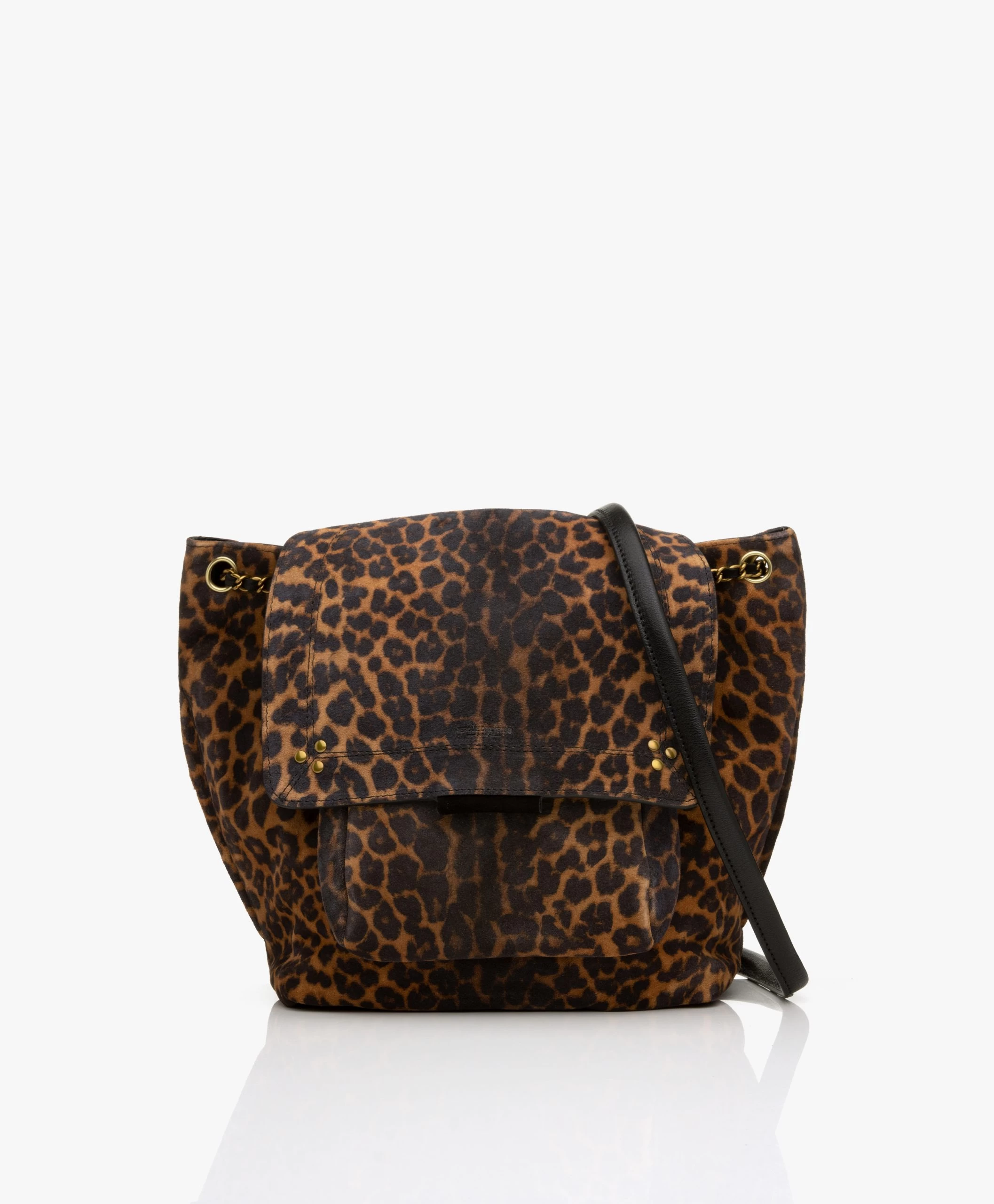 Jérôme Dreyfuss Jerome Dreyfuss Lulu Suède Rugtas - Leo Chamois 3 Jérôme Dreyfuss Jerome Dreyfuss Lulu Suède Rugtas - Leo Chamois