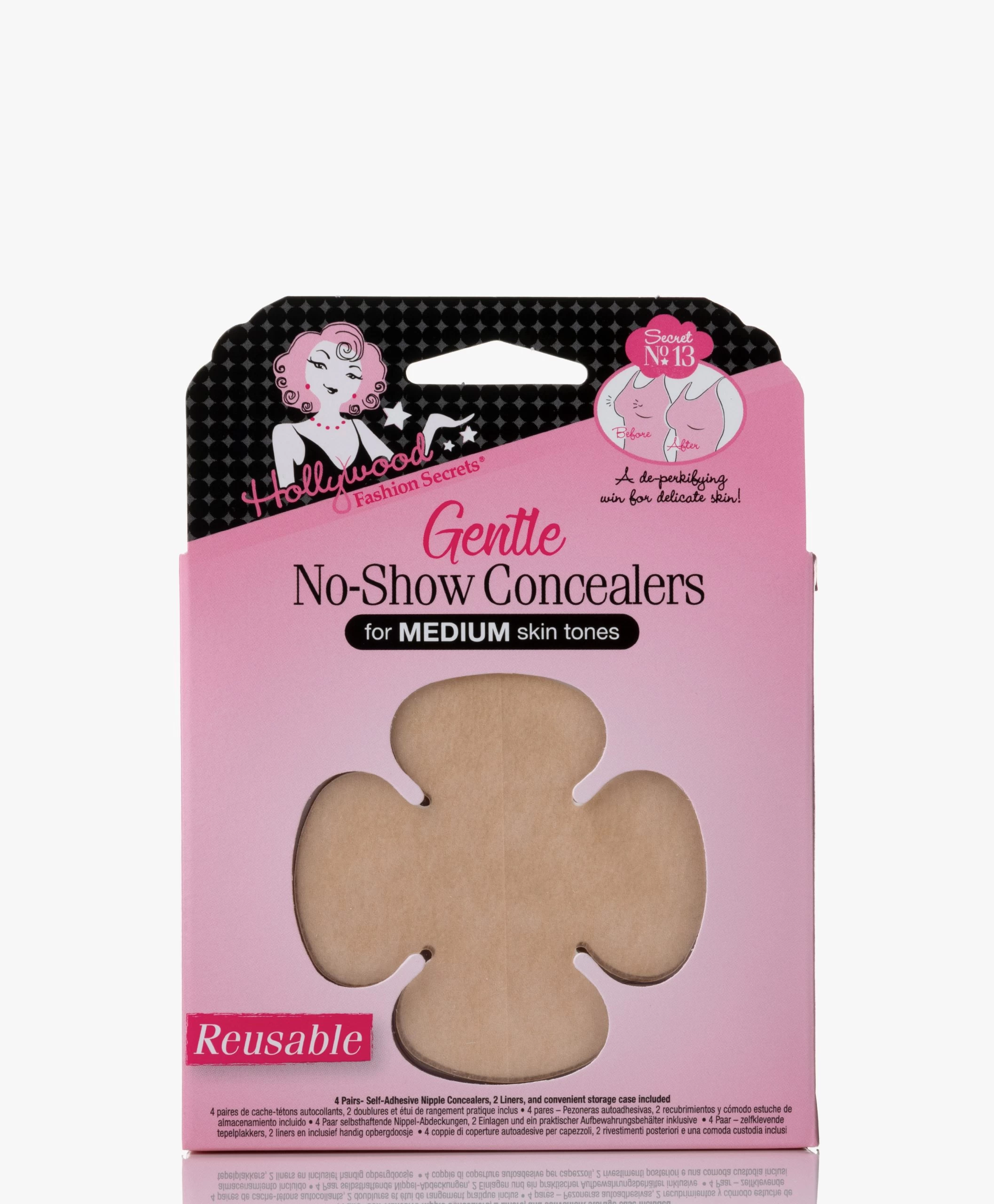 Hollywood Fashion Secrets Gentle No-Show Concealers - Medium Skintones 3 Hollywood Fashion Secrets Gentle No-Show Concealers - Medium Skintones