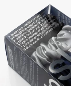 Slip™ 3-Pack Large Zijden Scrunchies - Midnight -Boetiek Modewinkel 13068307 f3d1 4f17 9002 974380e5887f 03