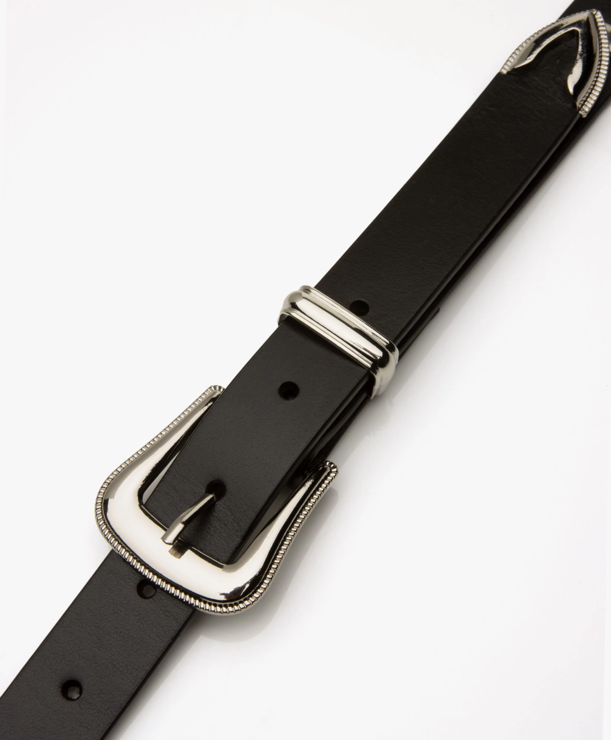 Róhe Gina Westernstijl Leren Riem - Pure Chocolate 6 Róhe Gina Westernstijl Leren Riem - Pure Chocolate - Afbeelding 4