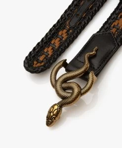 Vanessa Bruno Gevlochten Riem Met Slangengesp - Fauve/Zwart 13 Vanessa Bruno Gevlochten Riem Met Slangengesp - Fauve/Zwart -Boetiek Modewinkel 15011b4d 9612 4829 9212 e2ab1efa2898 02