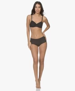 Hanro Invisible Cotton Maxi Slip - Zwart -Boetiek Modewinkel 181220 HANRO Invisible Cotton Maxi Slip Zwart 04