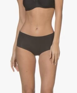 Hanro Invisible Cotton Maxi Slip - Zwart