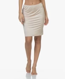Hanro Satin Deluxe Onderrok - Natural