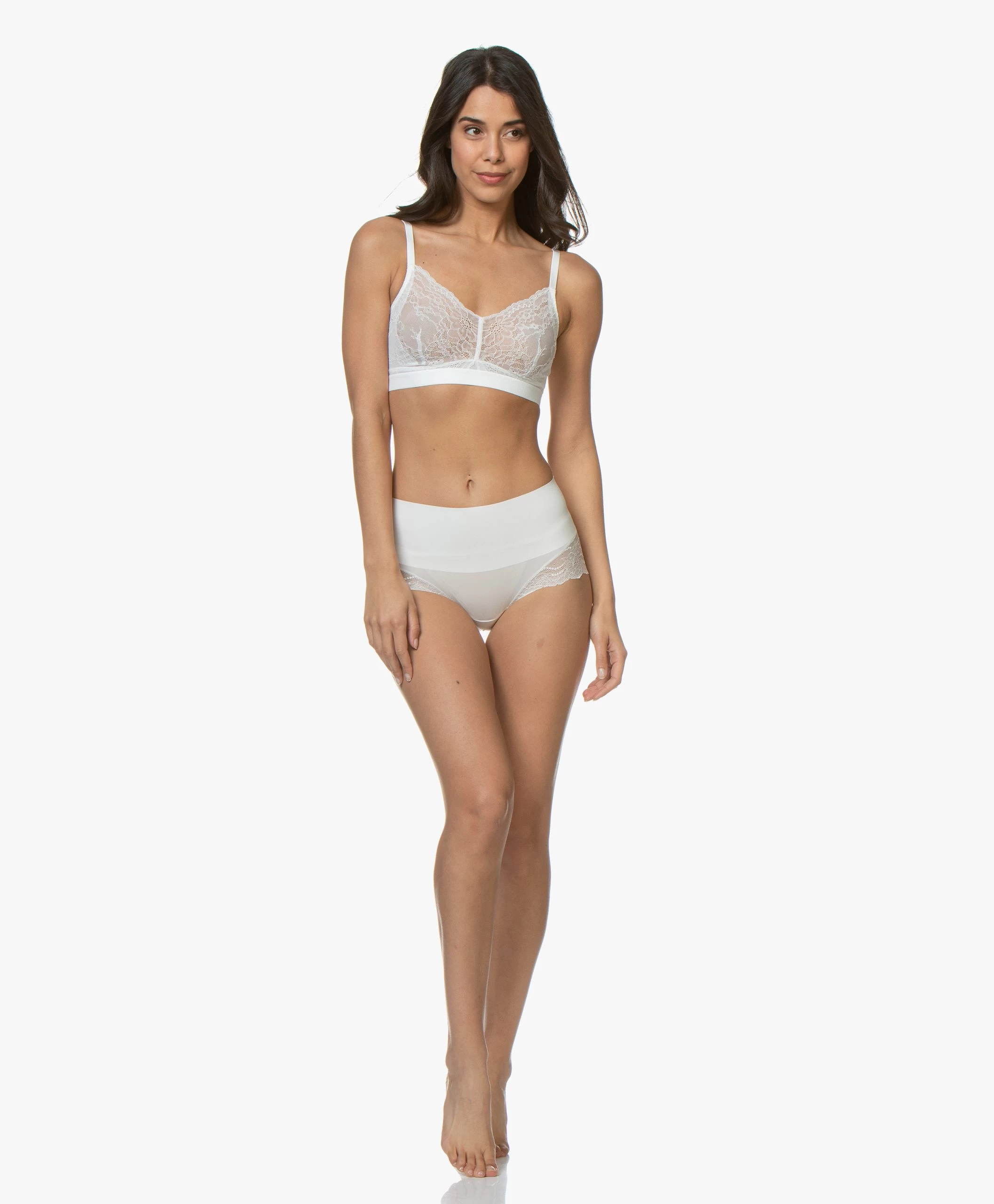 Spanx® Undie-Tectable Lace Hi-Hipster - Powder 4 Spanx® Undie-Tectable Lace Hi-Hipster - Powder - Afbeelding 2