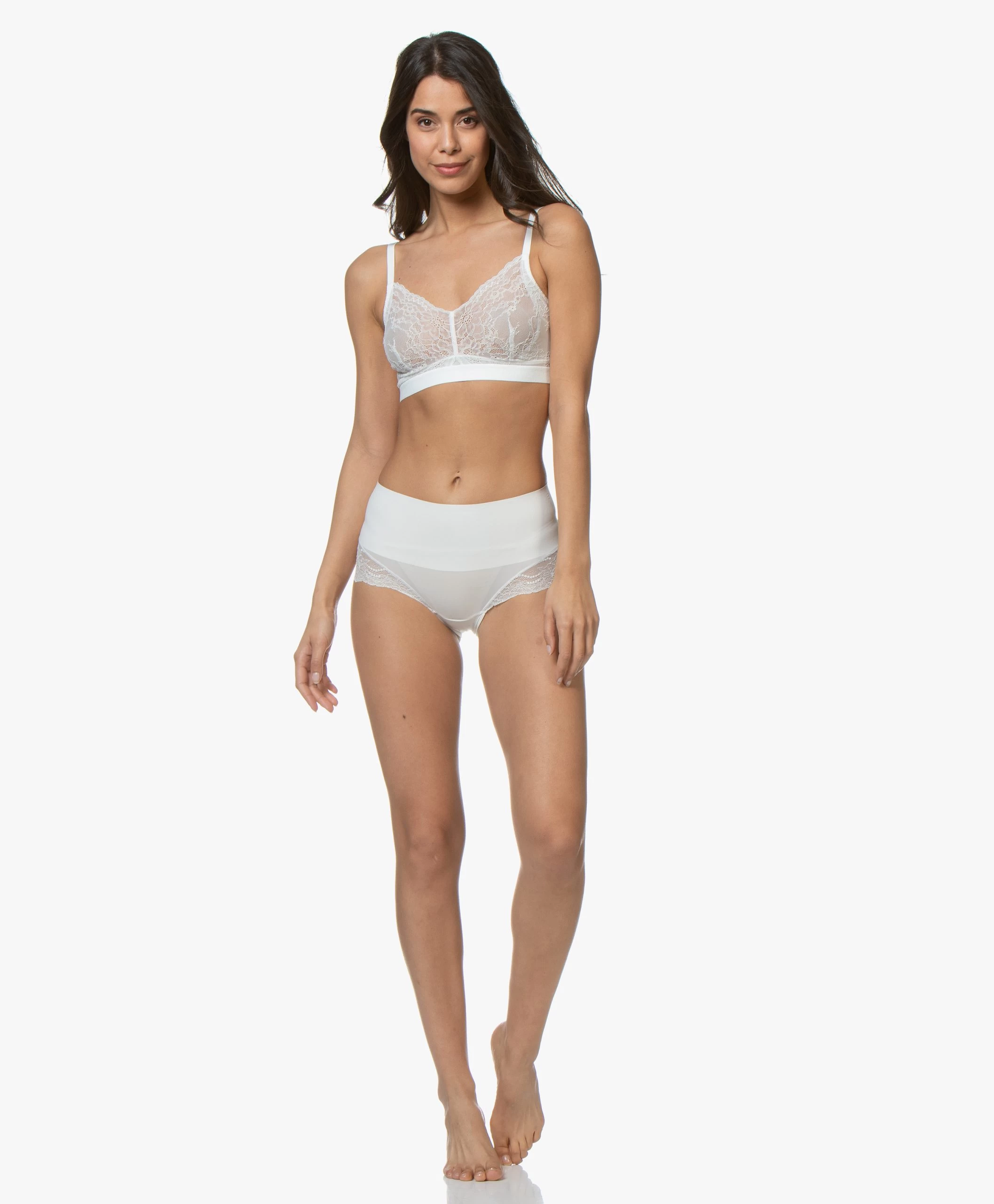 Spanx® Undie-Tectable Lace Hi-Hipster - Powder 7 Spanx® Undie-Tectable Lace Hi-Hipster - Powder - Afbeelding 5