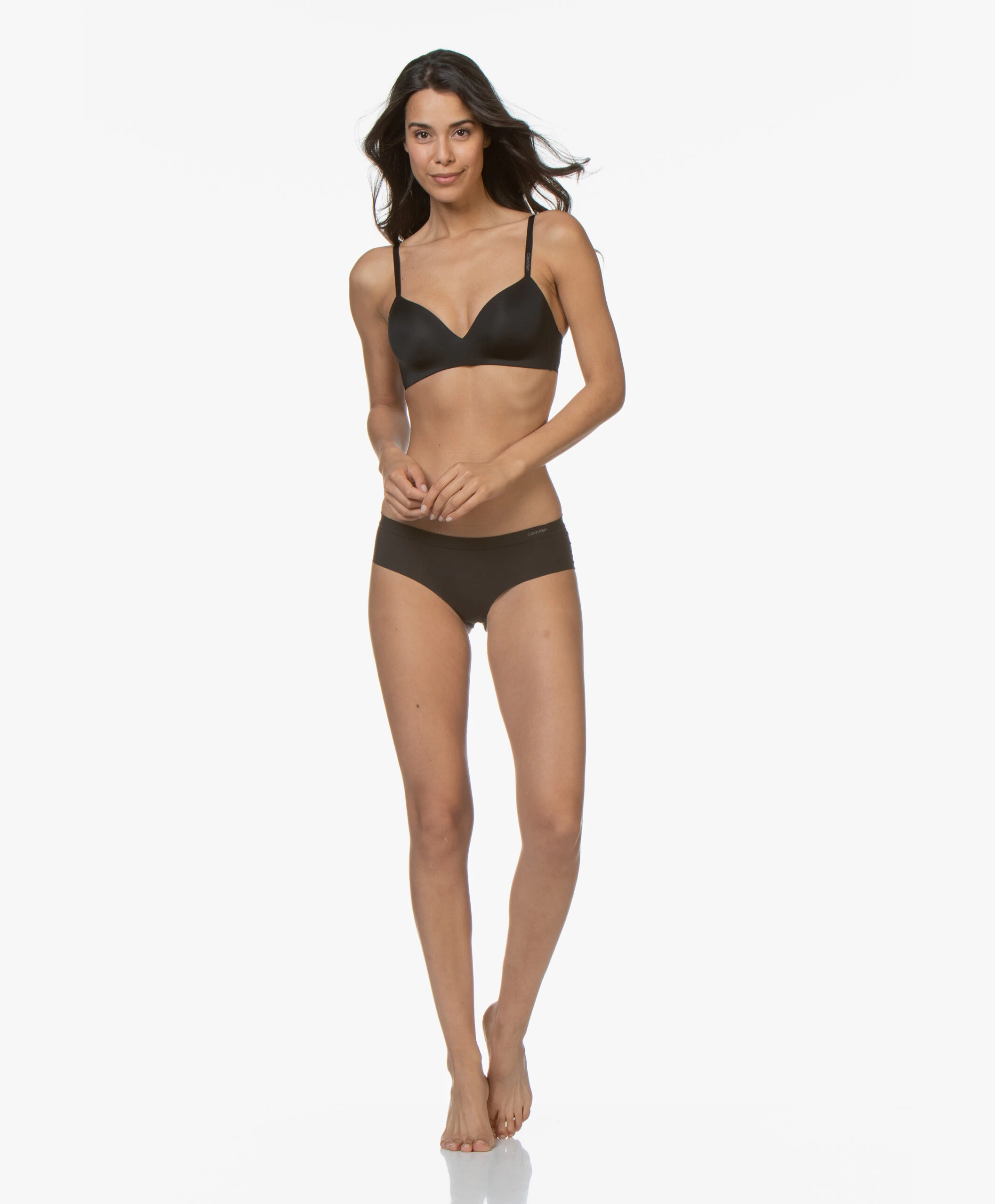 Calvin Klein Form Lightly Lined Demi Bh - Zwart 4 Calvin Klein Form Lightly Lined Demi Bh - Zwart - Afbeelding 2