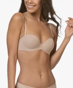 Calvin Klein Perfectly Fit Strapless Bh - Bare -Boetiek Modewinkel 190509 Calvin Klein Perfectly Fit Strapless BH Bare 17