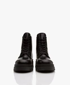 Anine Bing Luc Leren Combat Veterlaarzen - Zwart 17 Anine Bing Luc Leren Combat Veterlaarzen - Zwart -Boetiek Modewinkel 199ba3a3 b905 4761 86eb eb6088fe35af 05