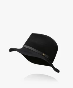 Rag & Bone Floppy Brim Fedora Hoed - Zwart