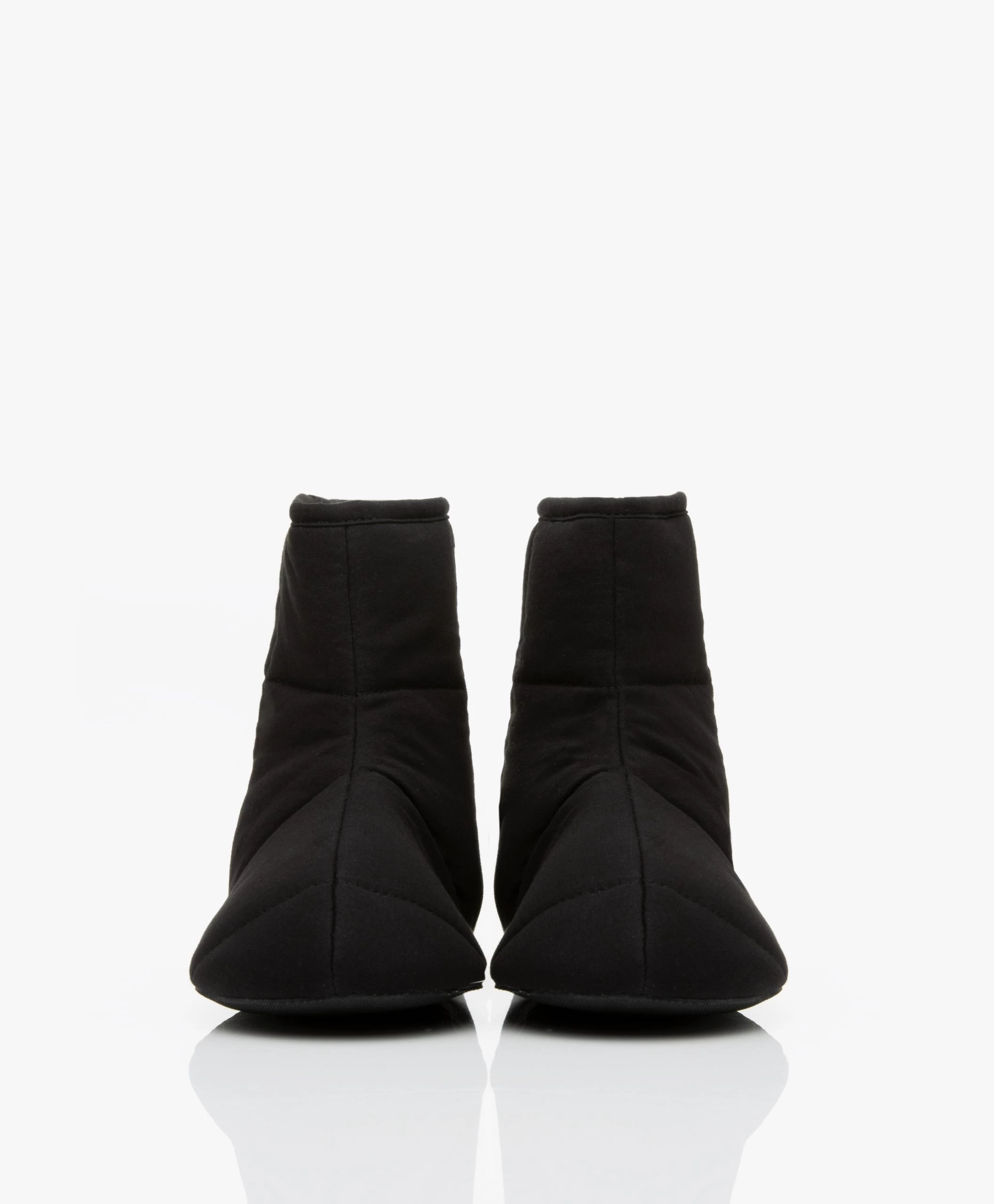 Skin Enkelhoge Gewatteerde Pantoffels - Zwart 6 Skin Enkelhoge Gewatteerde Pantoffels - Zwart - Afbeelding 4