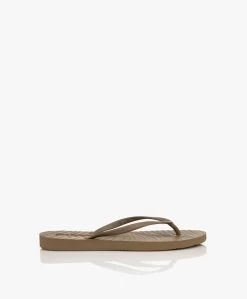 Sleepers Slim Teenslippers Van Natuurlijk Rubber - Zand