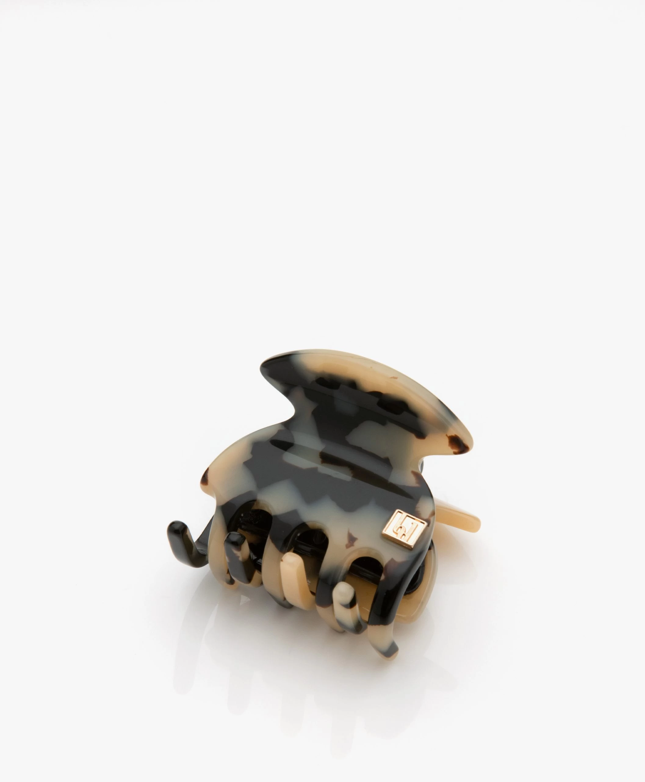 Bon Dep Mini Haarklem - Beige/Bruin 3 Bon Dep Mini Haarklem - Beige/Bruin