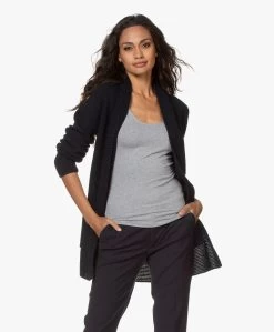 Sibin/Linnebjerg Mio Halflang Open Vest - Navy