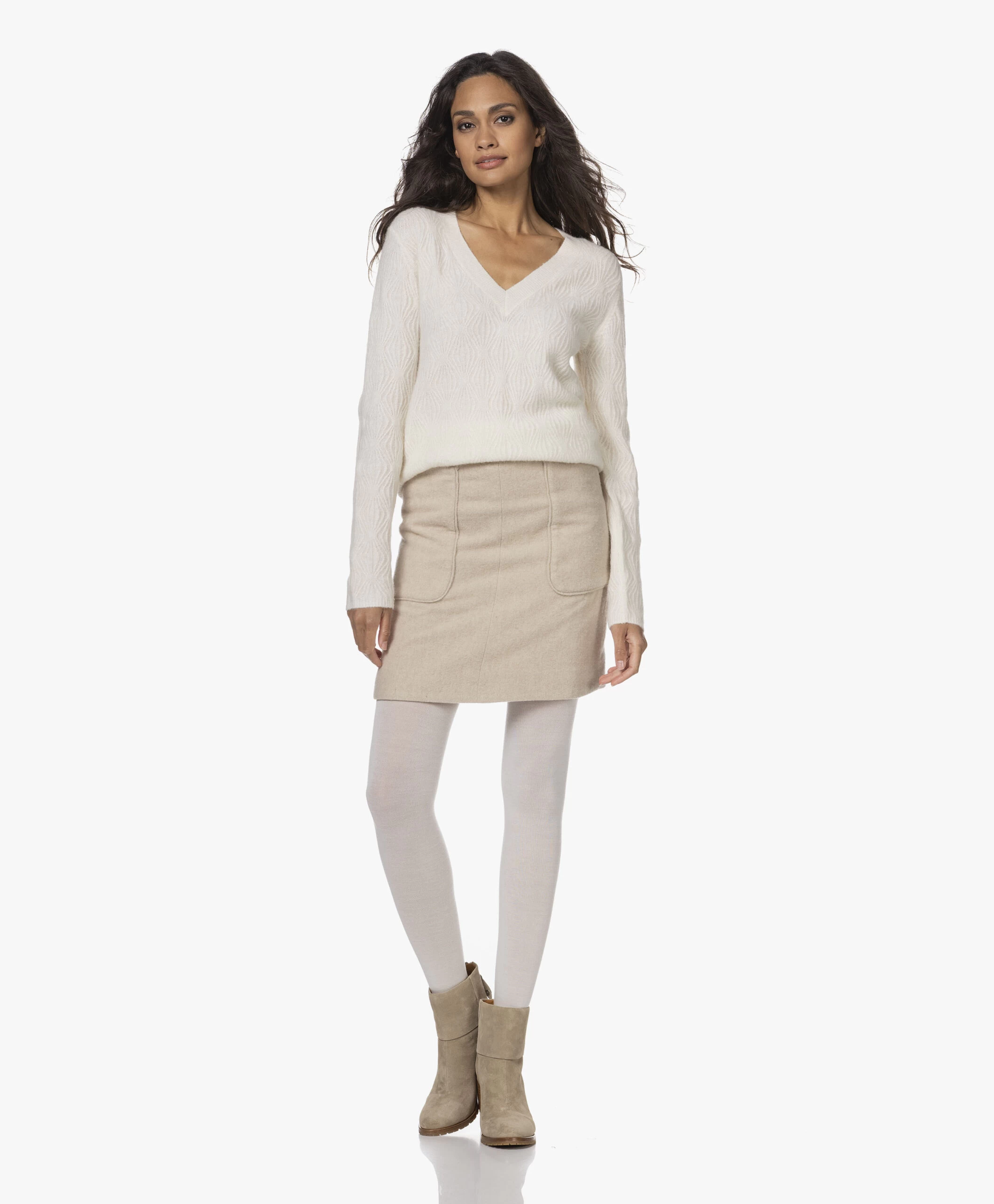 Wolford Merino 200 Panty - Ecru 7 Wolford Merino 200 Panty - Ecru - Afbeelding 5