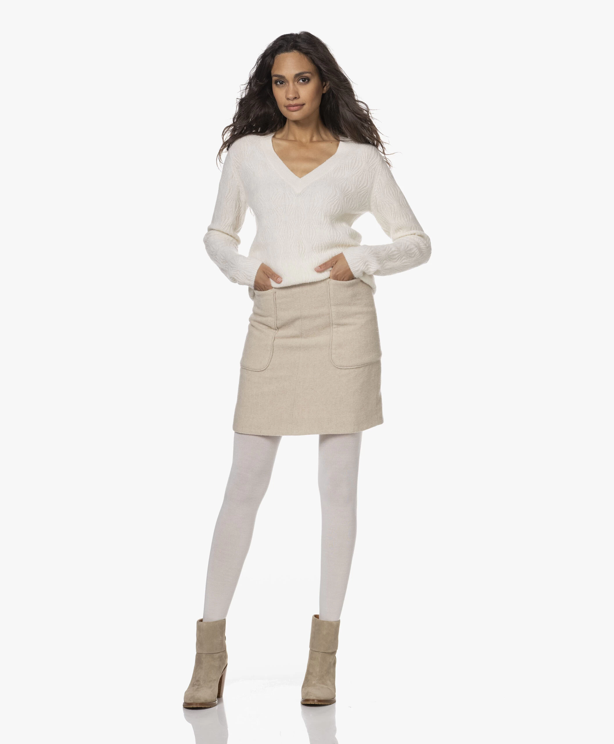 Wolford Merino 200 Panty - Ecru 4 Wolford Merino 200 Panty - Ecru - Afbeelding 2