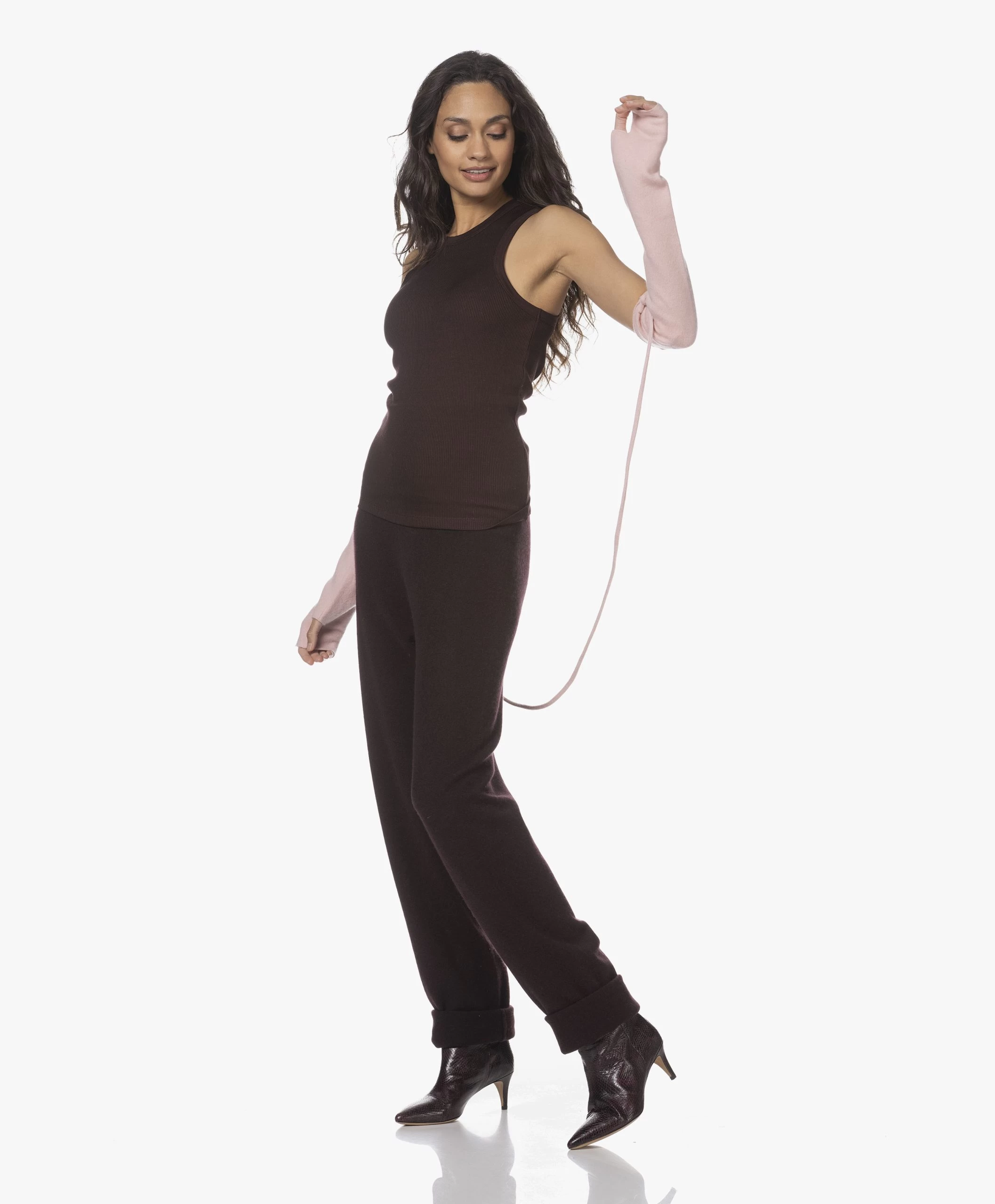 Extreme Cashmere N°14 Cashmeremix Polswarmers - Blossom 7 Extreme Cashmere N°14 Cashmeremix Polswarmers - Blossom - Afbeelding 5