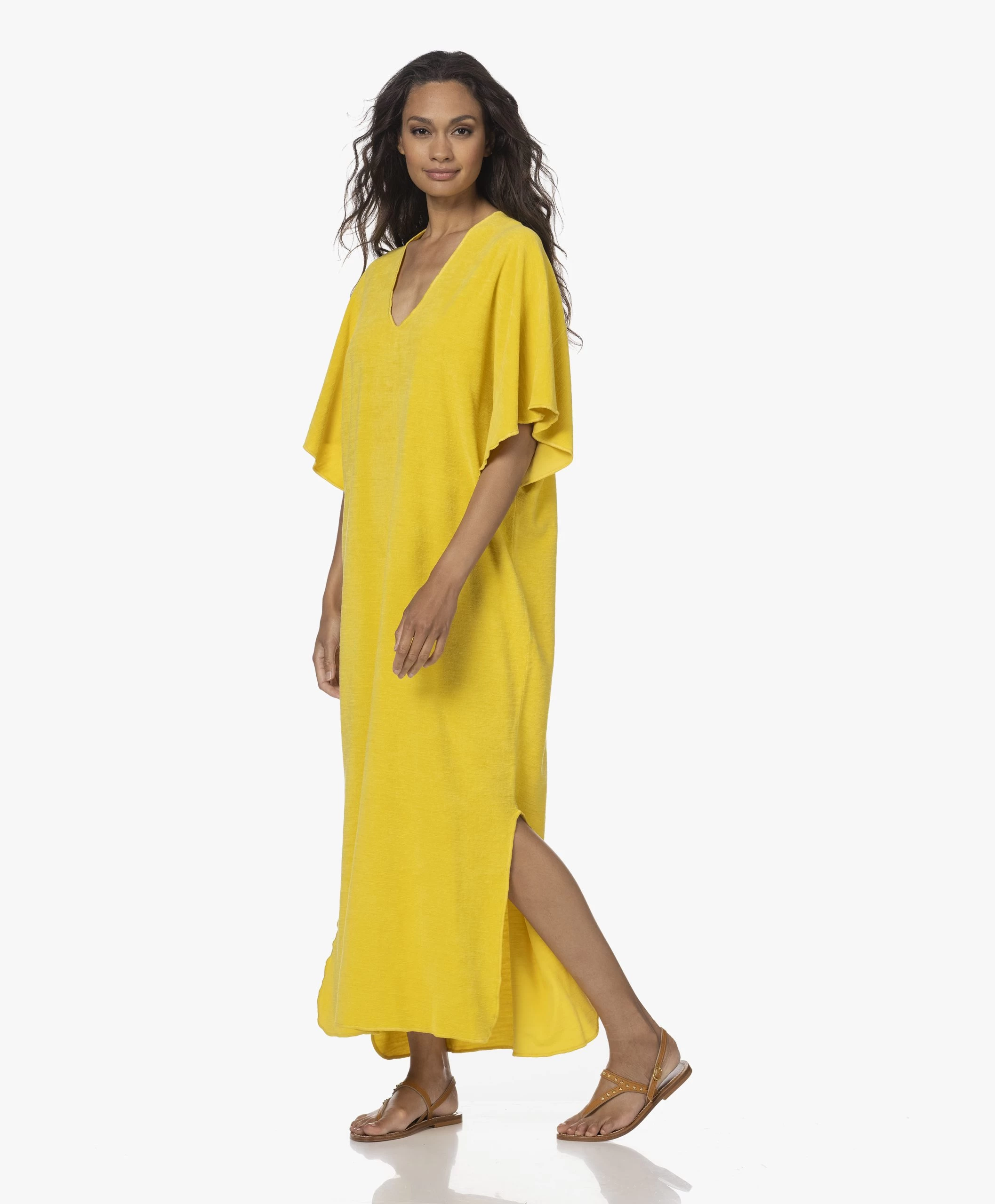 K. Jacques St. Tropez Vahinepiko Leren Sandalen Met Studs - Naturel 4 K. Jacques St. Tropez Vahinepiko Leren Sandalen Met Studs - Naturel - Afbeelding 2