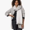 Alpaca Loca Handgemaakte Alpaca Two-Tone Sjaal - Lichtgrijs/Off-White -Boetiek Modewinkel 220831 8e8e9b10 4138 48a7 b293 4251e6983f95