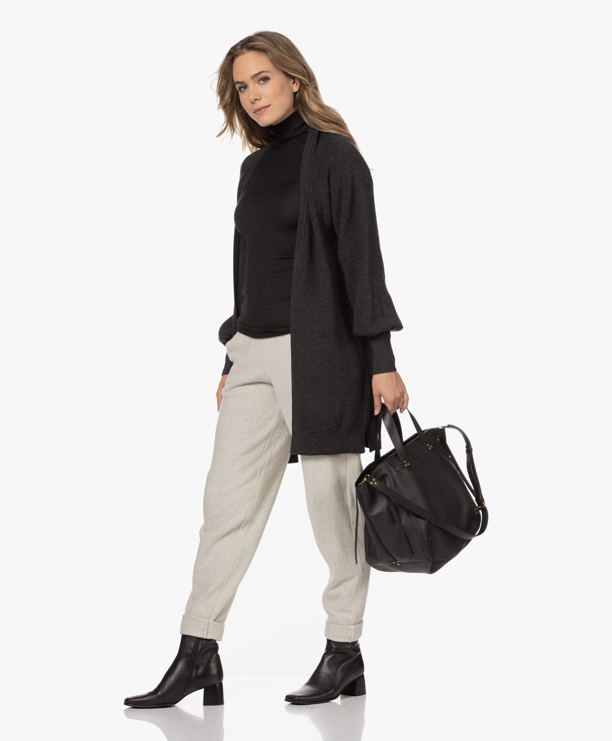 Filippa K Eileen Leren Laarzen - Zwart 4 Filippa K Eileen Leren Laarzen - Zwart - Afbeelding 2