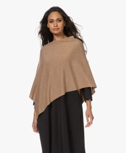 Sibin/Linnebjerg Paris Merino Poncho - Camel