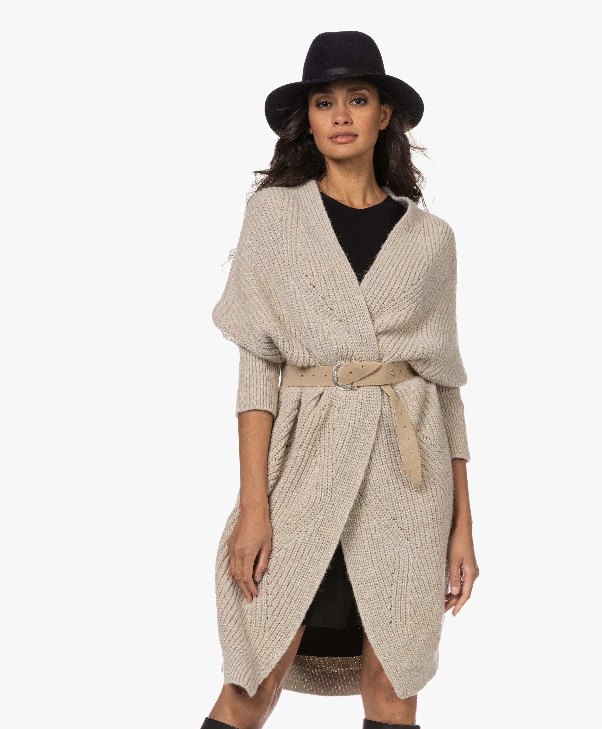 Rag & Bone Floppy Brim Fedora Hoed - Zwart 8 Rag & Bone Floppy Brim Fedora Hoed - Zwart - Afbeelding 6