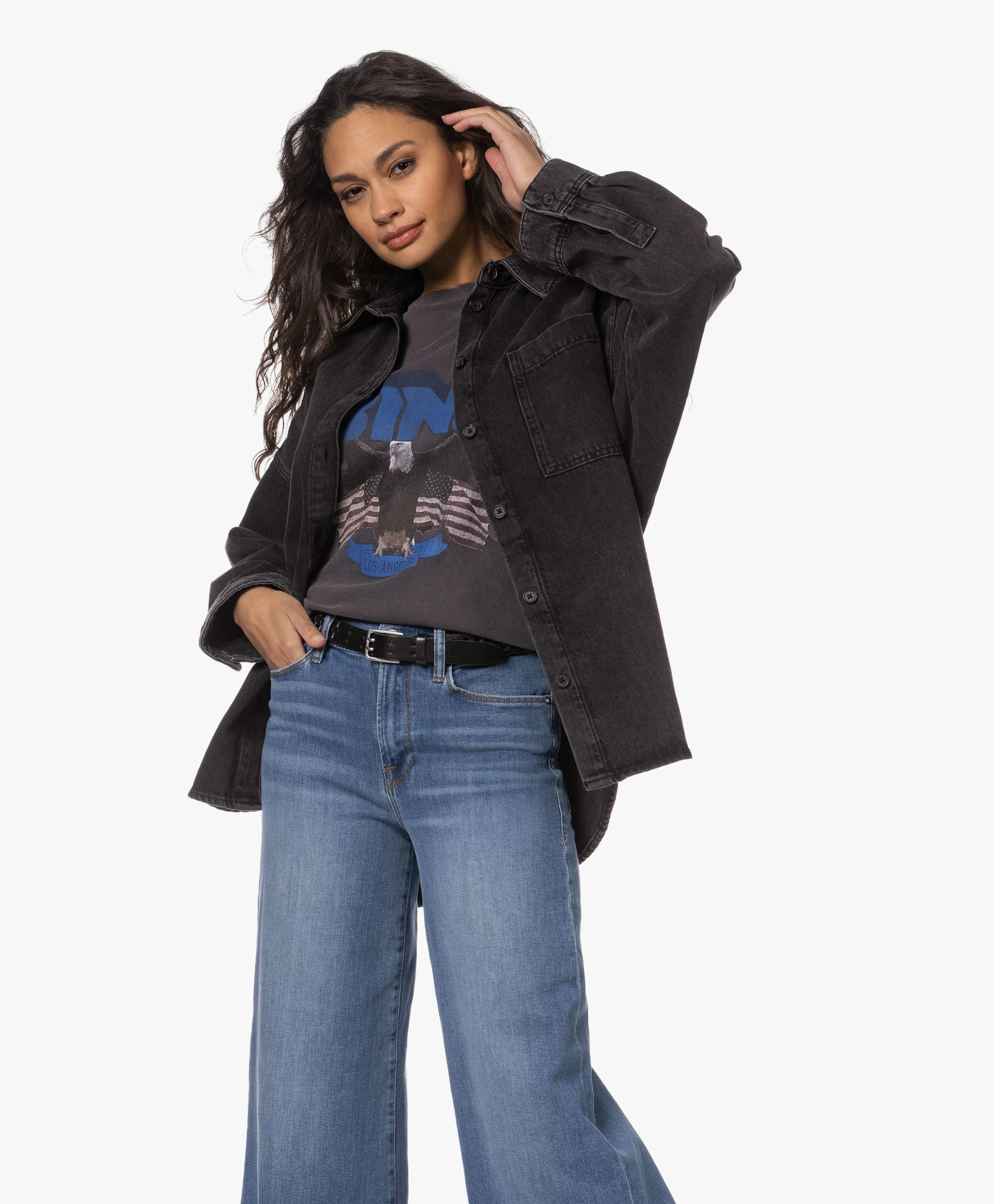 Rag & Bone Mini Gevlochten Leren Riem - Zwart 4 Rag & Bone Mini Gevlochten Leren Riem - Zwart - Afbeelding 2