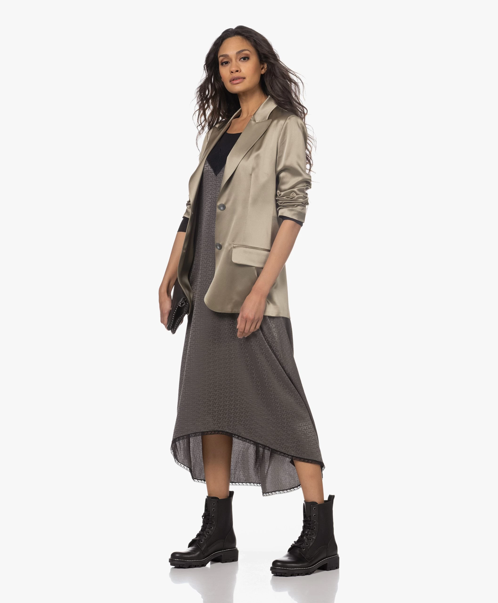 Rag & Bone Shiloh Leren Veterlaarzen - Zwart 11 Rag & Bone Shiloh Leren Veterlaarzen - Zwart - Afbeelding 9