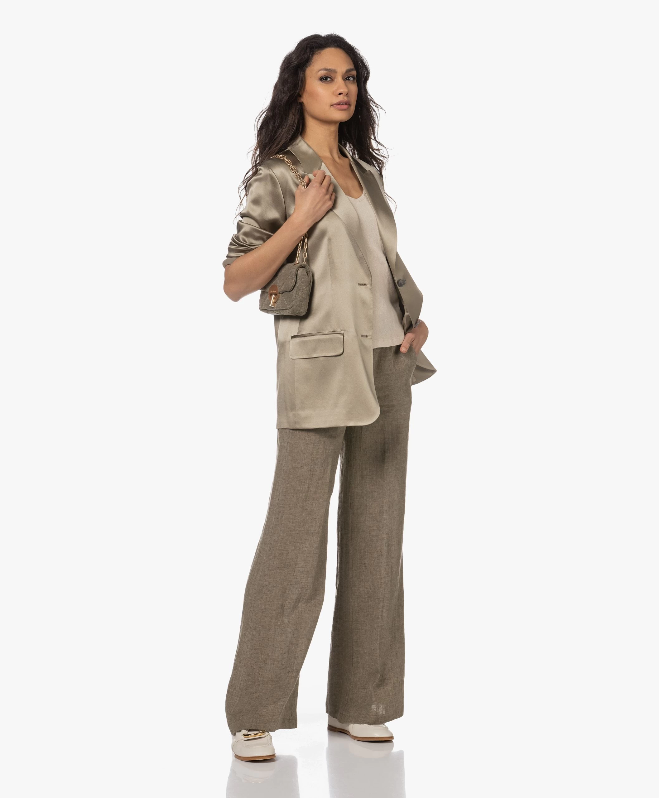 See By Chloé Hana Leren Loafers - Gesso 7 See By Chloé Hana Leren Loafers - Gesso - Afbeelding 5