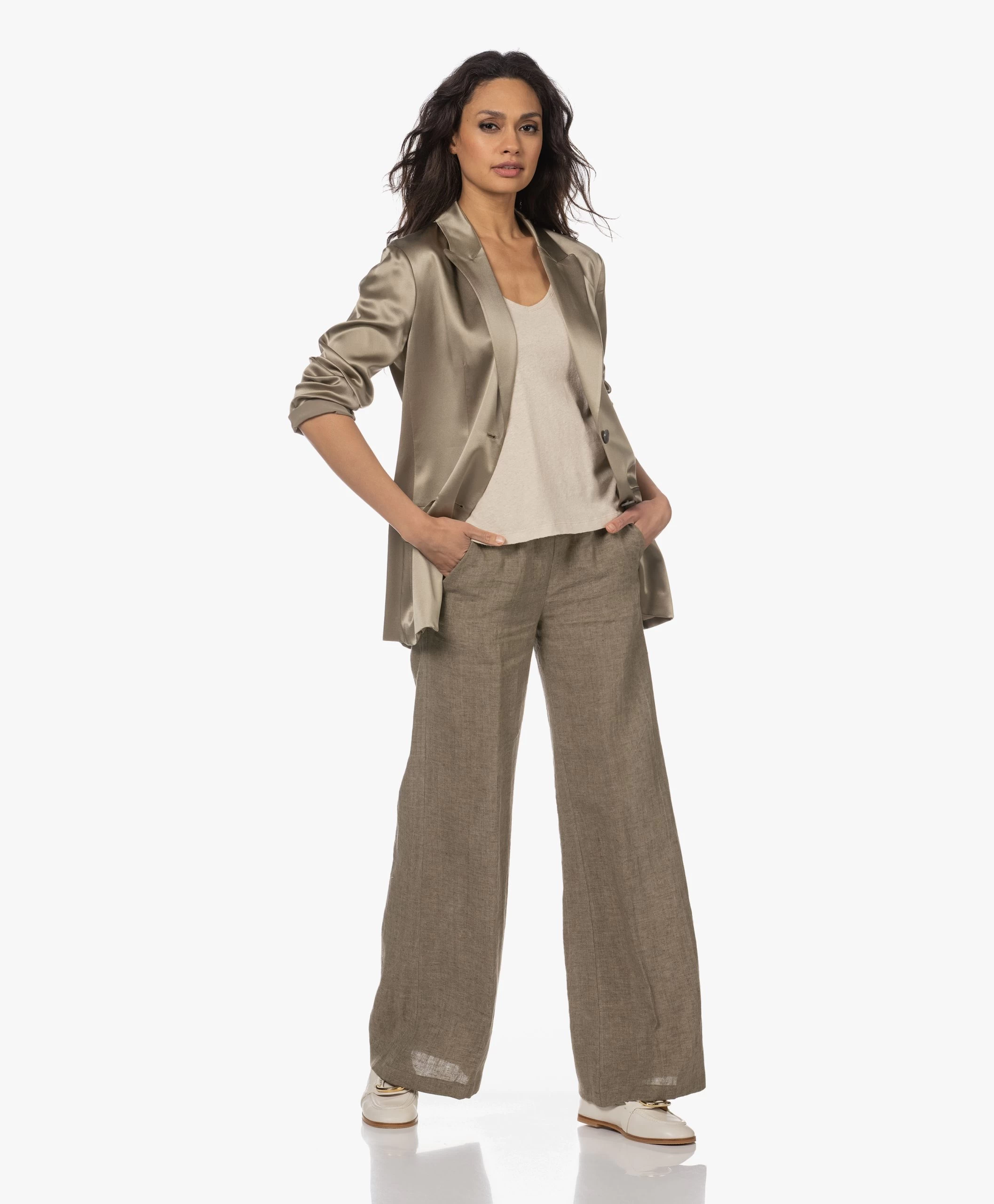 See By Chloé Hana Leren Loafers - Gesso 8 See By Chloé Hana Leren Loafers - Gesso - Afbeelding 6