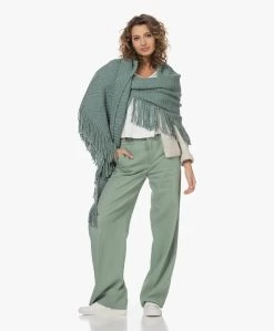 Manos Del Uruguay Merino Wolmix Poncho - Jade Groen