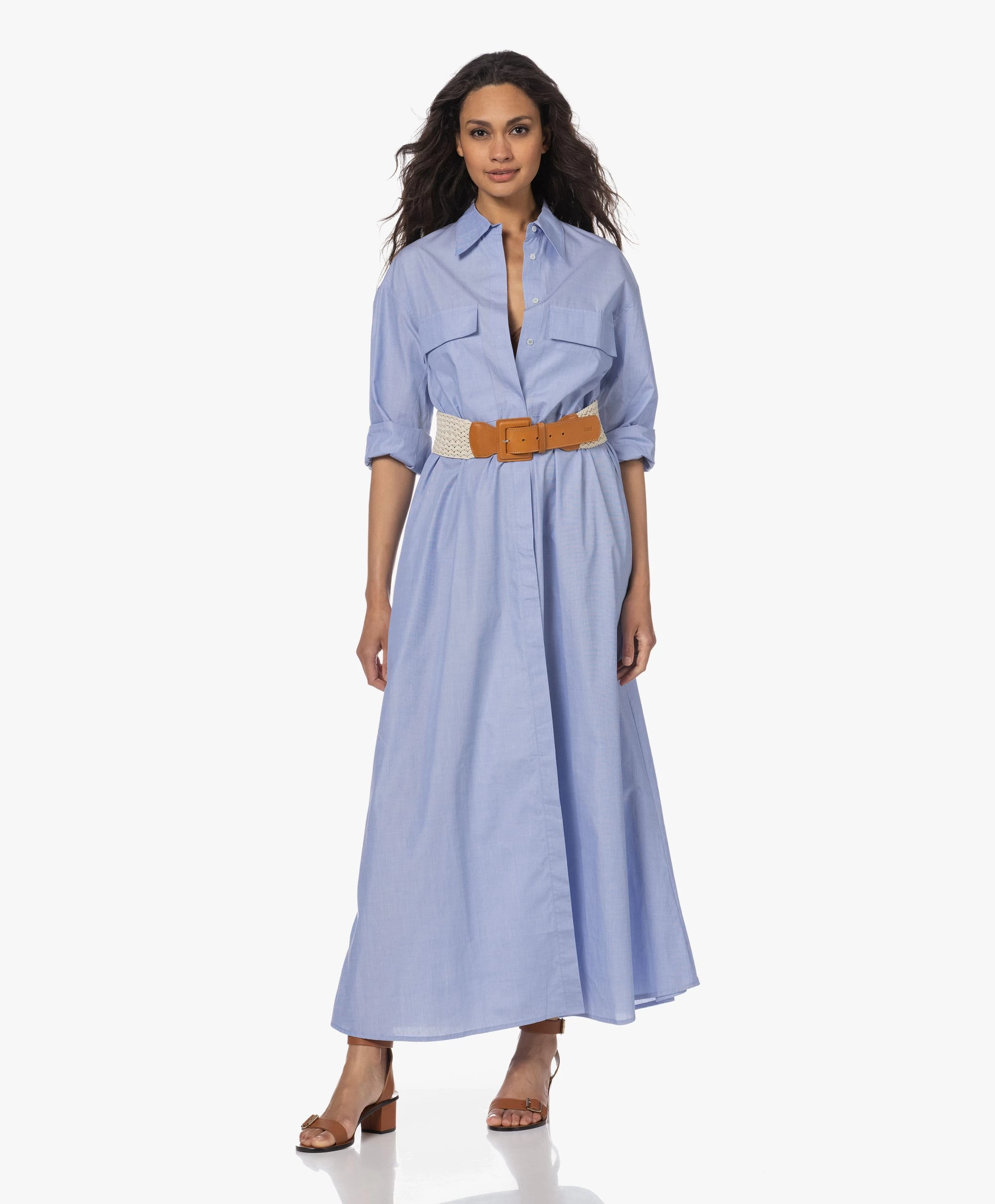 Closed Gevlochten Katoenen Riem - Ecru/Camel 4 Closed Gevlochten Katoenen Riem - Ecru/Camel - Afbeelding 2