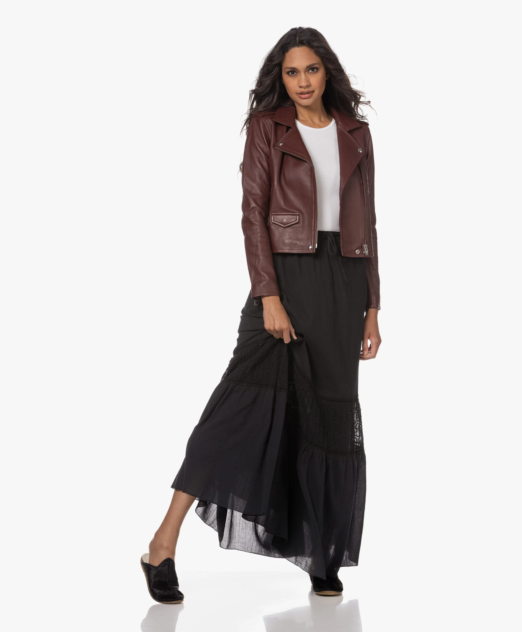 Surée Hairy Leren Mules - Zwart 9 Surée Hairy Leren Mules - Zwart - Afbeelding 7