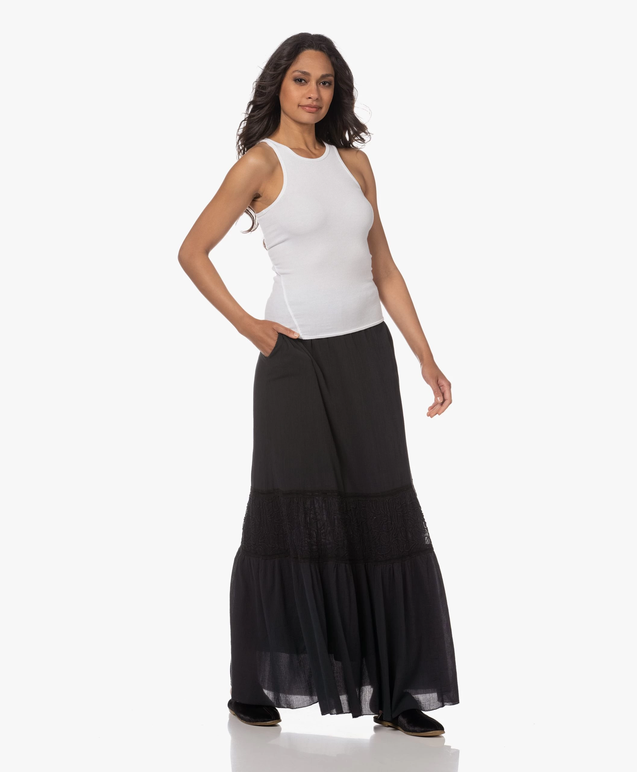 Surée Hairy Leren Mules - Zwart 12 Surée Hairy Leren Mules - Zwart - Afbeelding 10