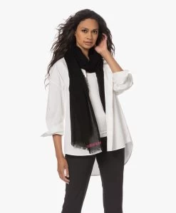 Zadig & Voltaire Nuage Cashmere Sjaal - Zwart