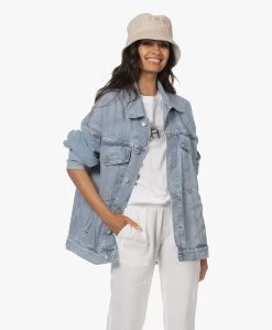 Iro Veneto Sponge Terry Bucket Hat - Oyster Grey -Boetiek Modewinkel 230608 6ee86e55 136f 41ed 90ac 1cdfc8b22094