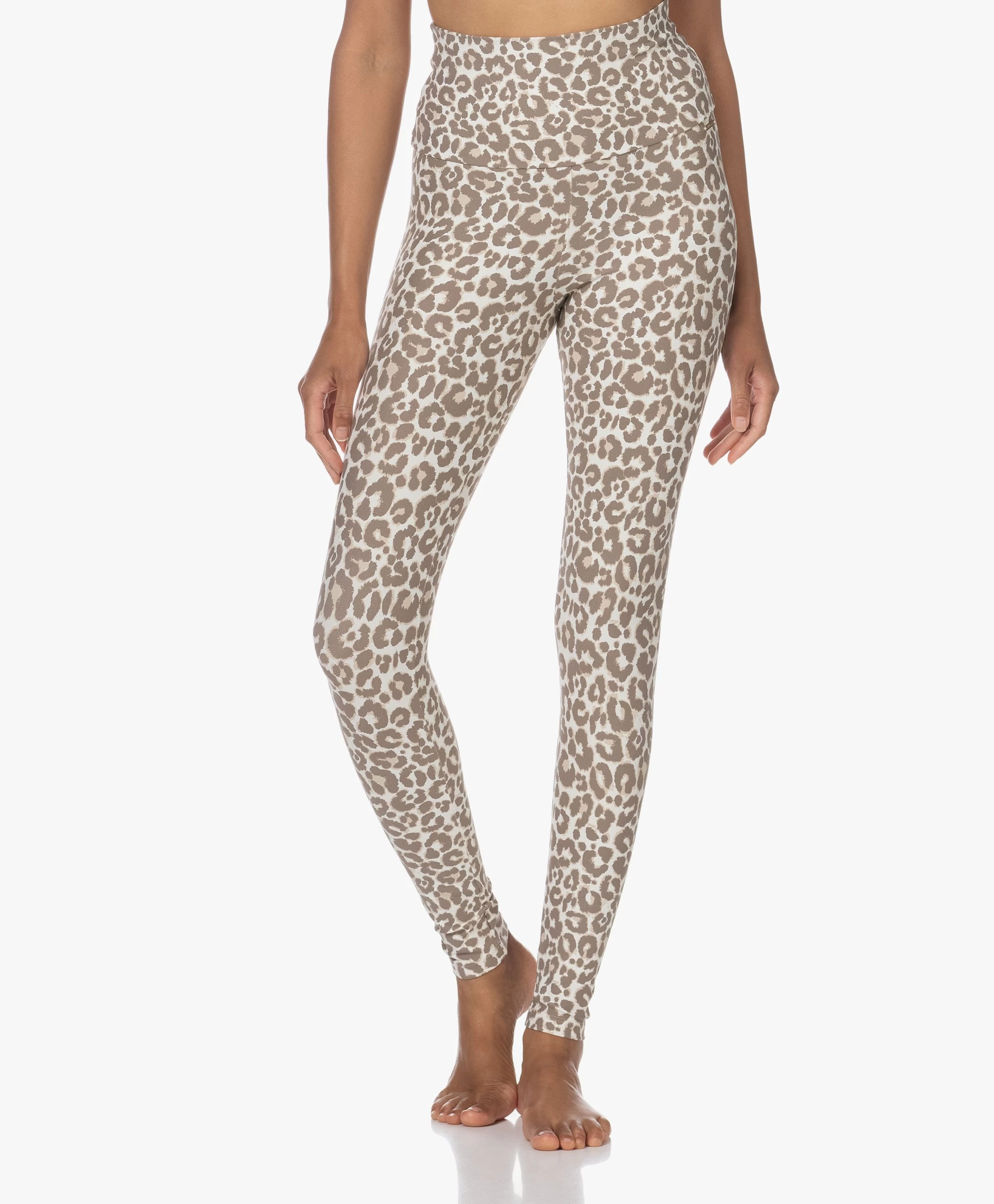 Deblon Sports Classic Hoge Tailleband Print Legging - Leopard Latte 3 Deblon Sports Classic Hoge Tailleband Print Legging - Leopard Latte