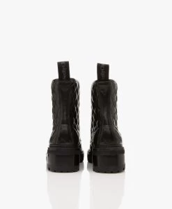 See By Chloé Jodie Doorgestikte Combat Boots - Zwart -Boetiek Modewinkel 24a69bf5 da5f 40cc aad0 6d351ca5c8b0 04