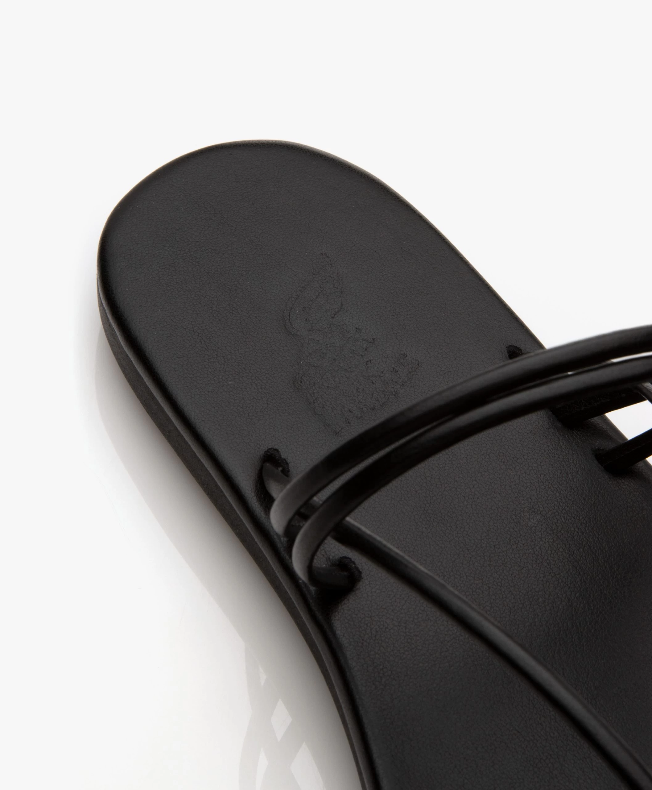 Ancient Greek E Leren Teensandalen - Zwart 10 Ancient Greek E Leren Teensandalen - Zwart - Afbeelding 8