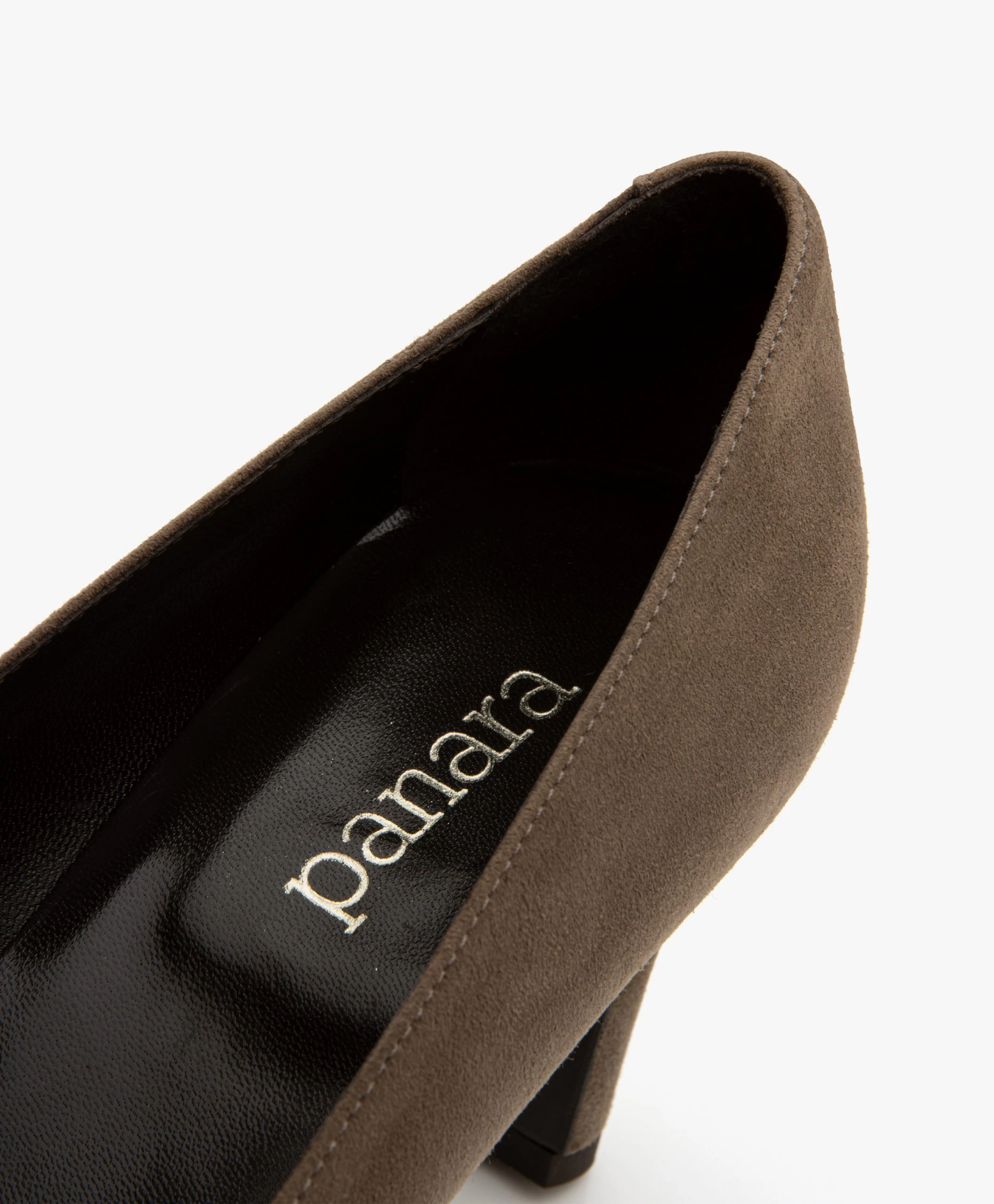 Panara Suède Pumps - Taupe 8 Panara Suède Pumps - Taupe - Afbeelding 6